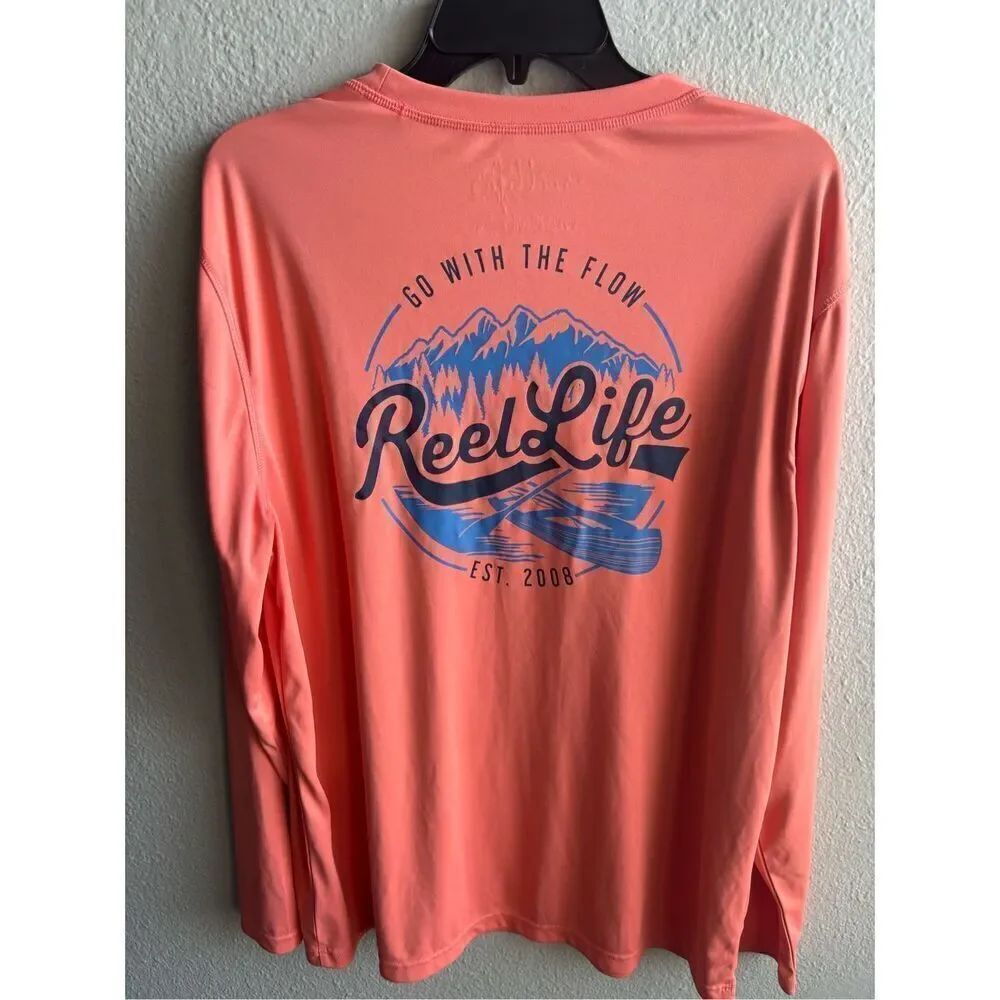 ❤️Reel Life Men’s Long Sleeve Shirt XL - Picture 4 of 5